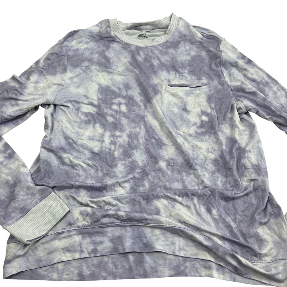 Stars Above Women's Tie-Dye Beautifully Soft Long Sleeve T-Shirt - Large - NWT